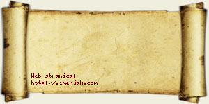 Jasmina Vesović vizit kartica