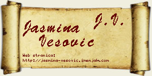 Jasmina Vesović vizit kartica